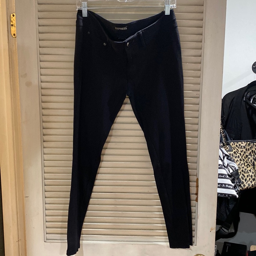 Express stretch pants, size medium with zippers on the back leg